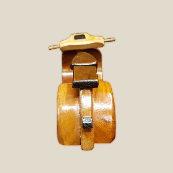 A unique wooden Vespa motorbike - Image 6