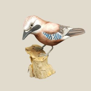 Hand Carved and Painted Wooden Jay