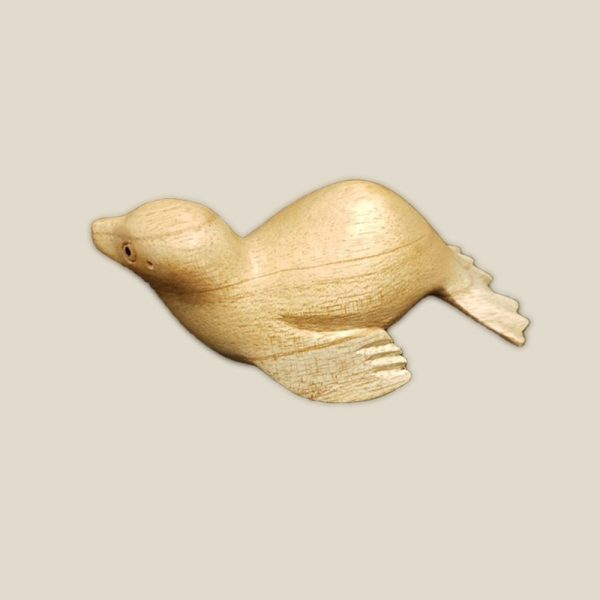 Hand Carved Wooden Seal - Image 3