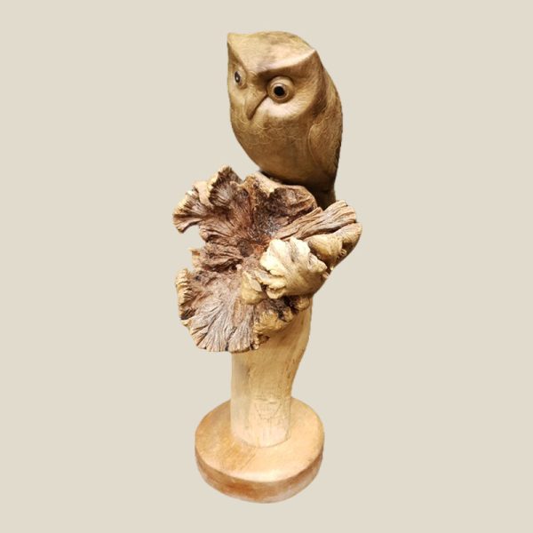 Wooden Owl on Parasitic wood - Image 2