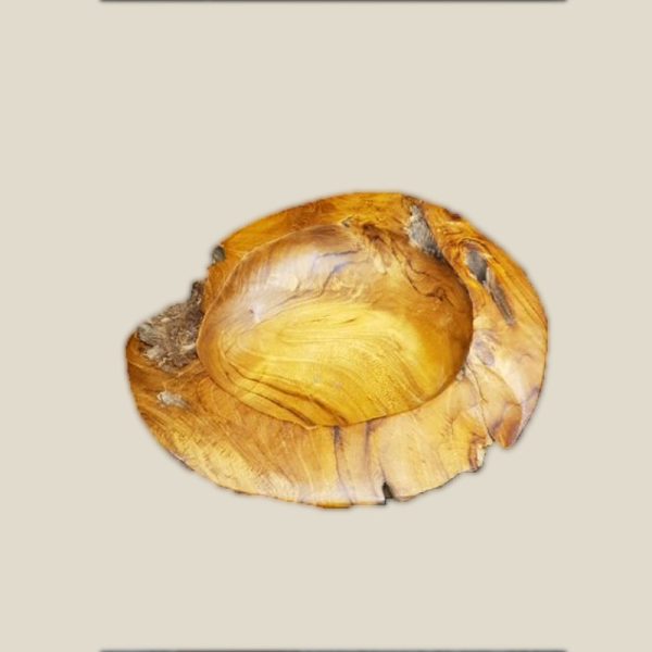 Teak Root Wooden Rustic Bowl