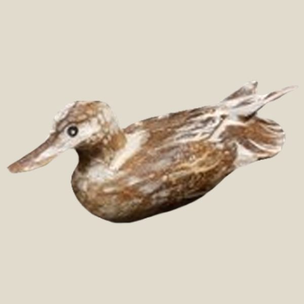 Hand Carved and Paint washed Wooden Duck - Image 7